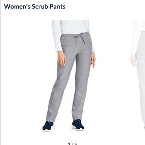 NWT Women’s scrub pants Lands End XS harbor gray